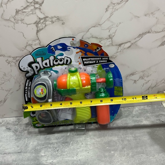 New 2017 Jakks Nintendo Splatoon Splattershot Mini Blaster Gun Set slime goggles - Picture 13 of 13